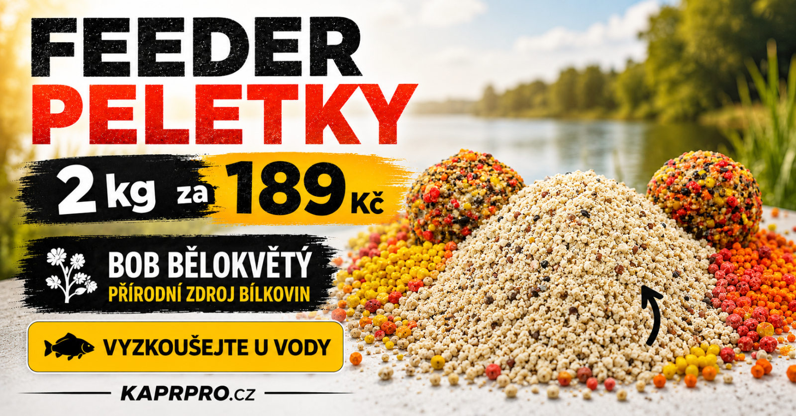 Method feeder pelety  1,5 mm / 3,5 mm