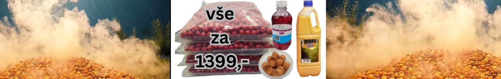 Boilies 20kg set, 20 nebo 24mm