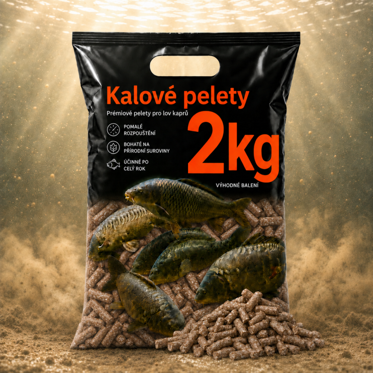 KRMNÉ PELETY ŠVESTKA & KRAB  6mm, 2kg