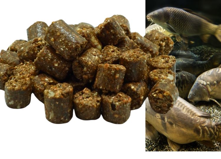 KRMNÉ PELETY HALIBUT 12 mm, 2kg