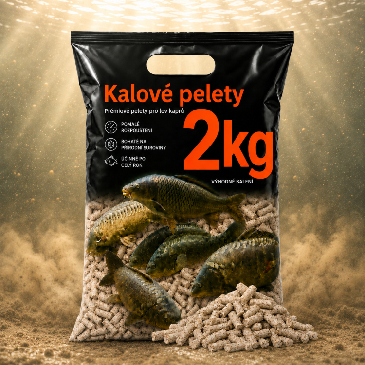 KRMNÉ PELETY MIRABELKA & KUKUŘICE 6mm, 2kg