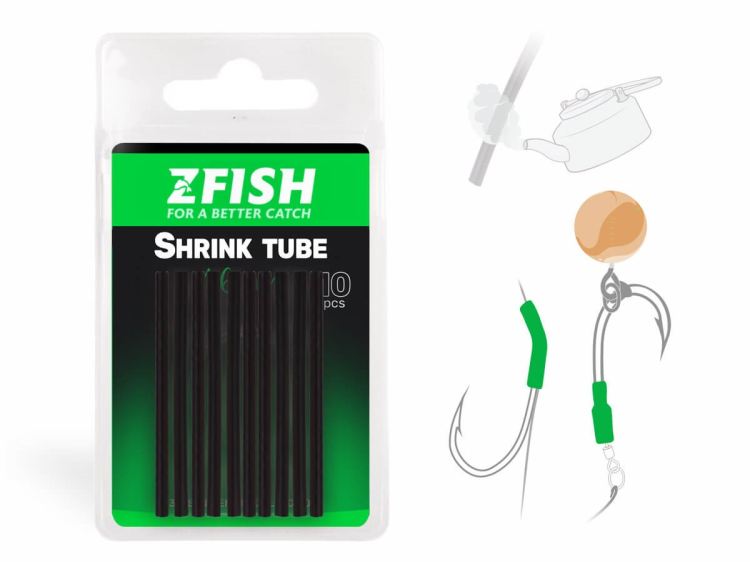 ZFISH Smršťovací hadička černá 2,4 mm