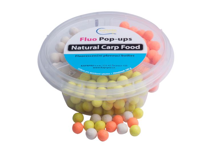 plovoucí boilies - fluo pop up 100g, 10mm - ANANAS