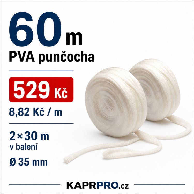 PVA punčocha 60 m, průměr 35 mm