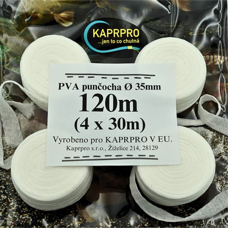 PVA punčocha 100m + 20m zdarma,  (4x 30m), průměr 35mm
