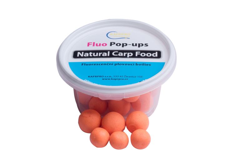 Plovoucí boilies - fluo pop up 15/20mm, různé příchutě, fluo oranžová 60g