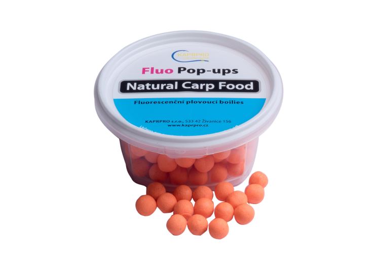 Plovoucí boilies - fluo pop up 10mm, různé příchutě, fluo oranžová 60g