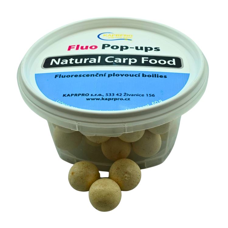 Plovoucí boilies 15mm, různé příchutě, fluo bílá 60g