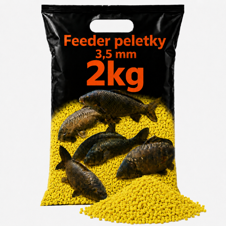 Method feeder peletky  2kg, žluté, 3,5 mm 