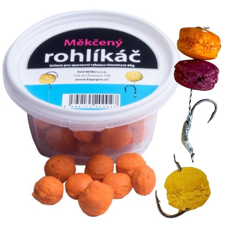 ROHLÍKOVÉ BOILIES SCOPEX 14mm, 60g - MĚKČENÉ