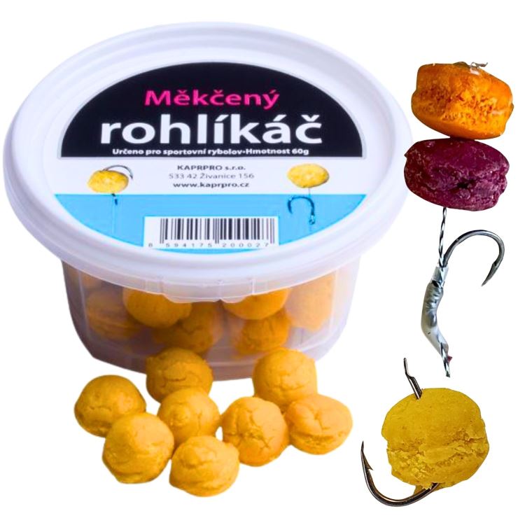 ROHLÍKOVÉ BOILIES KUKUŘICE 14mm, 60g - MĚKČENÉ