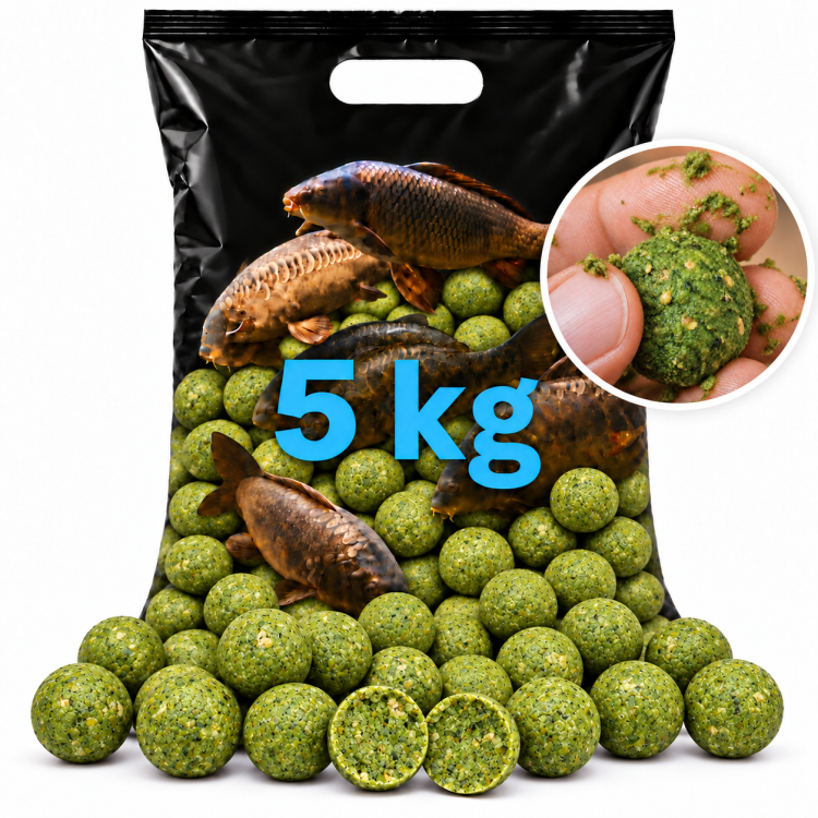 Rozpustné boilies MIRABELKA & KUKUŘICE 20mm, 5 kg
