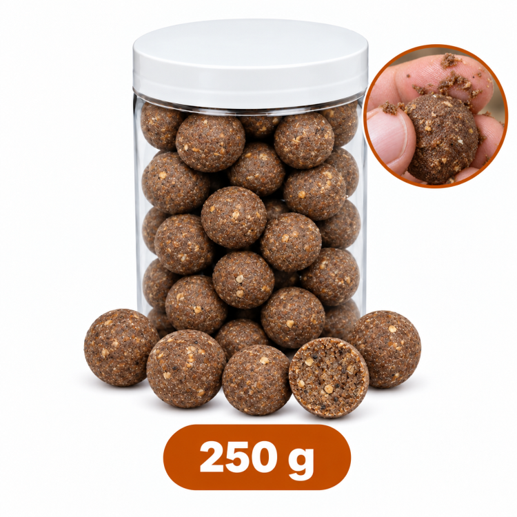 Rozpustné boilies MORUŠE & SCOPEX 20mm, 250g