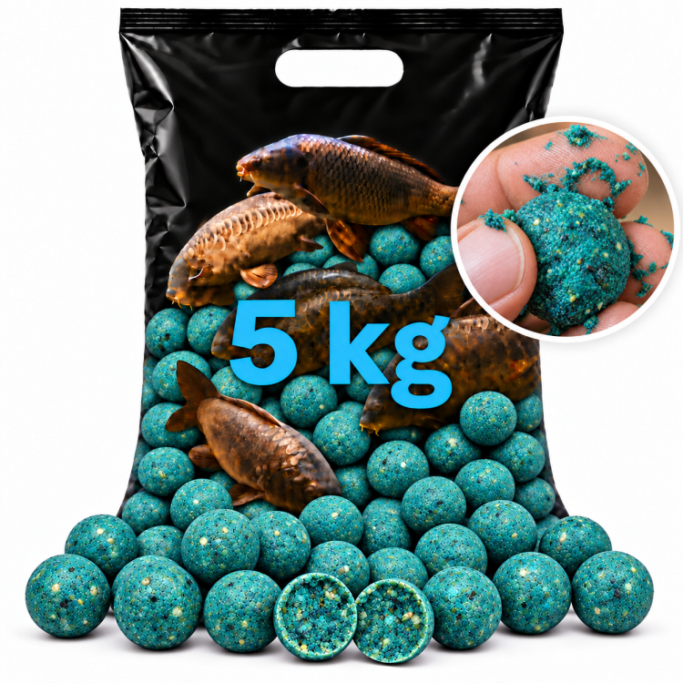 Rozpustné boilies ŠVESTKA & GLM 20mm, 5 kg