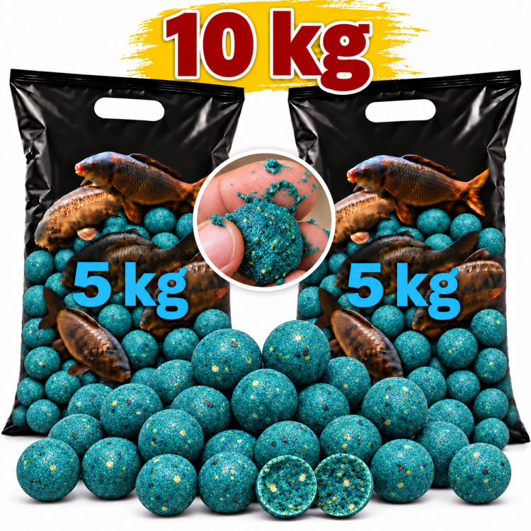 Rozpustné boilies ŠVESTKA & GLM 24 mm, 10 kg