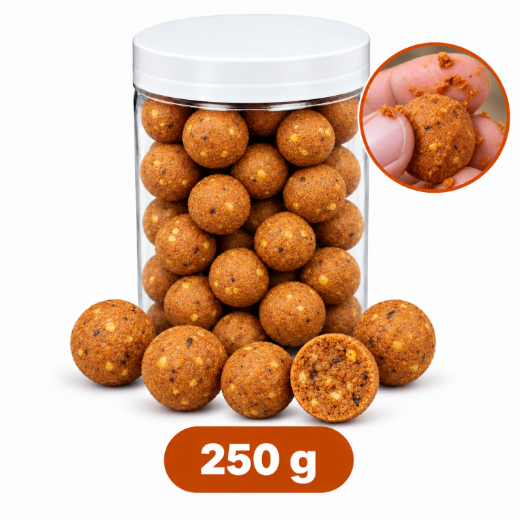 Rozpustné boilies BANÁN & CHILLI 30 mm, 250g