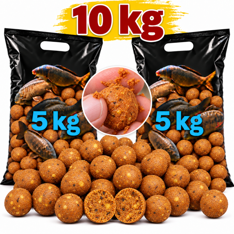 Rozpustné boilies BANÁN & CHILLI 30 mm, 10 kg